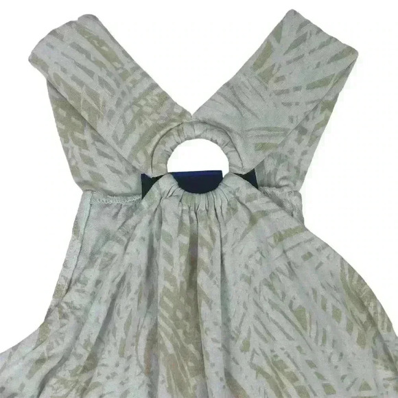 APT. 9 Women's Babydoll Tank Top Beige/Ivory Print Size M Sleeveless Casual - Picture 3 of 9